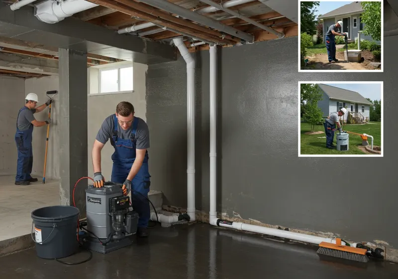 Basement Waterproofing and Flood Prevention process in Petersburg, IN